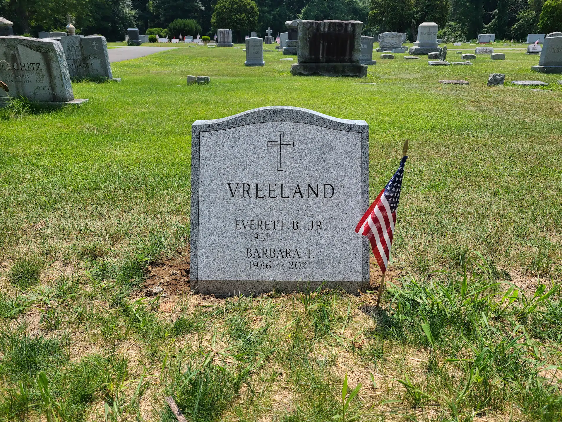 Granite Cemetery Monument hand-carved by Cemetery Monument Guide in NJ — image 3