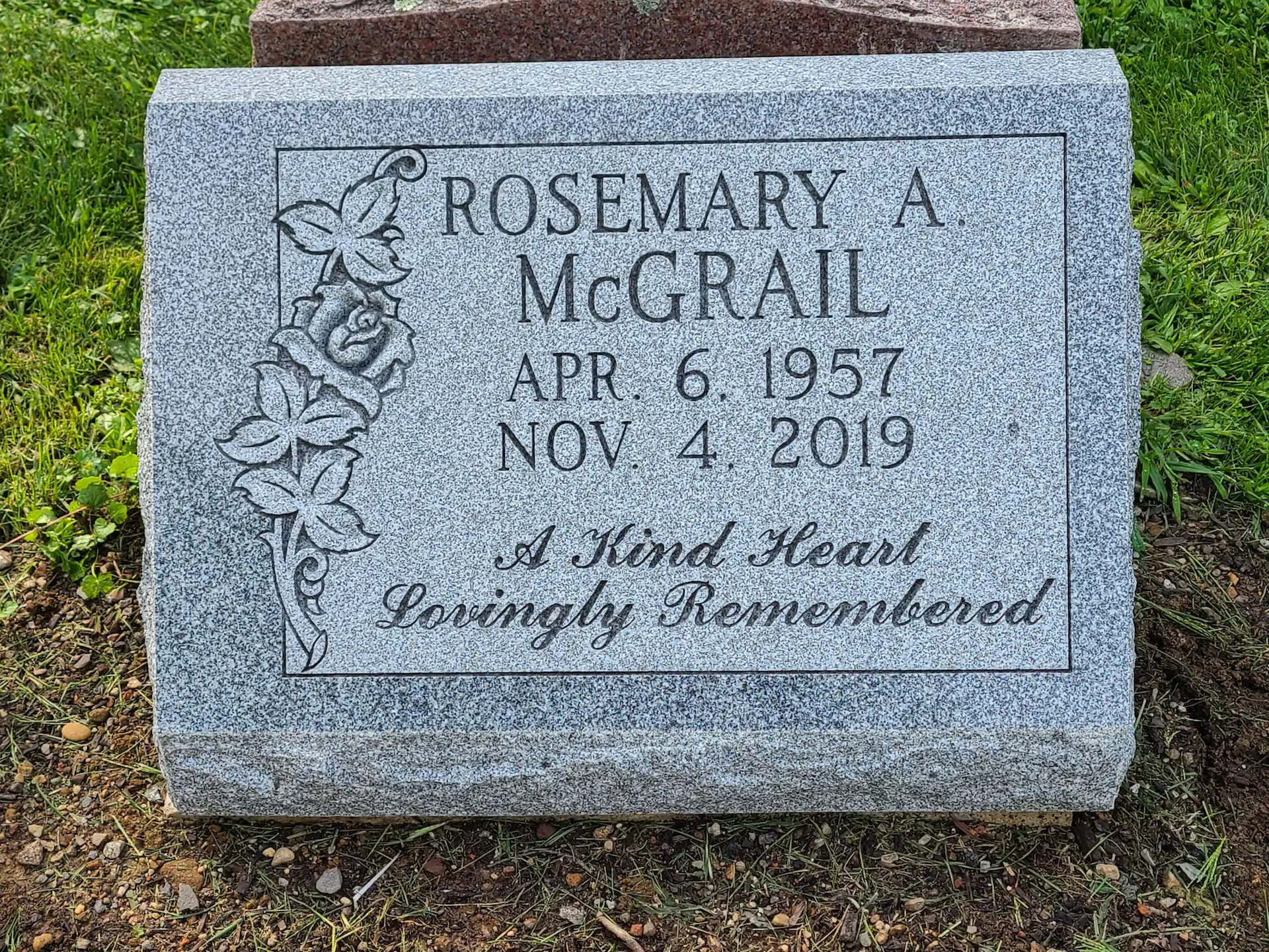 Granite Cemetery Monument hand-carved by Cemetery Monument Guide in NJ — image 5