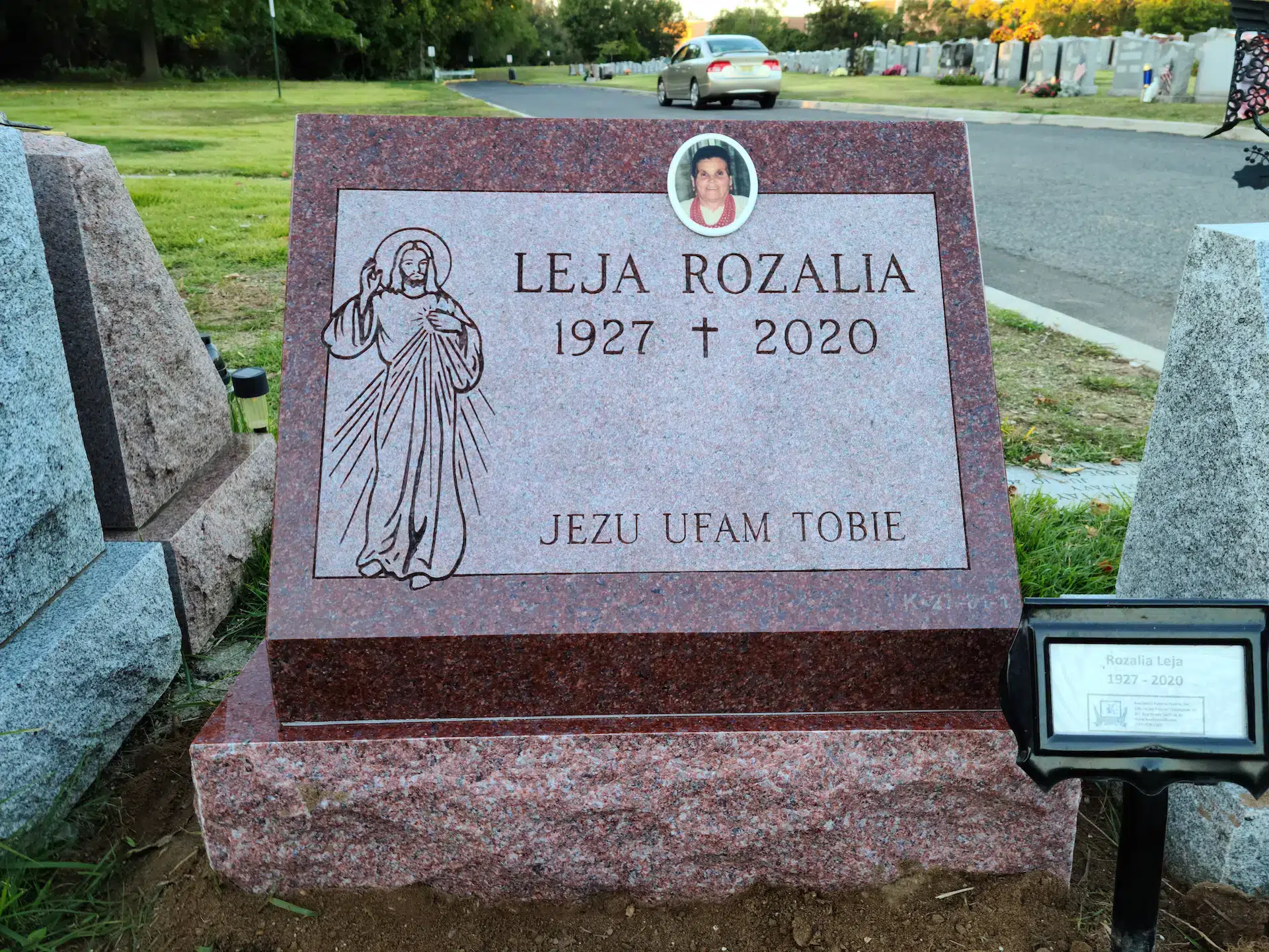 Granite Cemetery Monument hand-carved by Cemetery Monument Guide in NJ — image 2